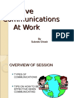 19115856 Effective Communication at Work Place