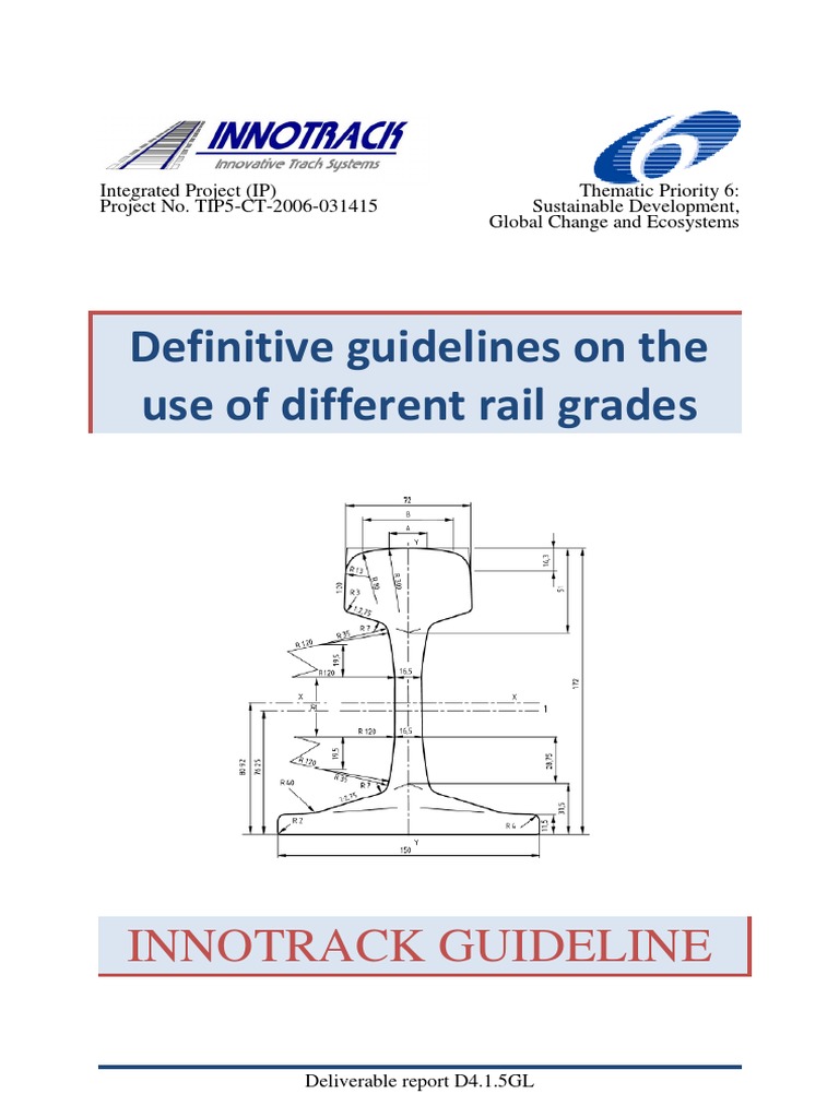 Definitive Guidelines On The Use of Different Rail Grades XINNOTRACK