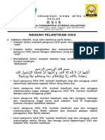 Naskah Pelantikan Osis