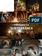 Topografía subterránea: instrumentos y señalización de puntos