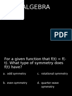 1 - Algebra