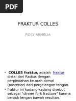 FRAKTUR COLLES