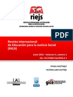 Revista Internacional de Educación para La Justiça Social
