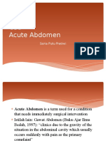 Css Acute Abdomen