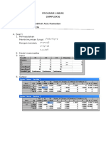 Tugas Program Linear (Praktikum) Fadlilah Aziz r 14600036