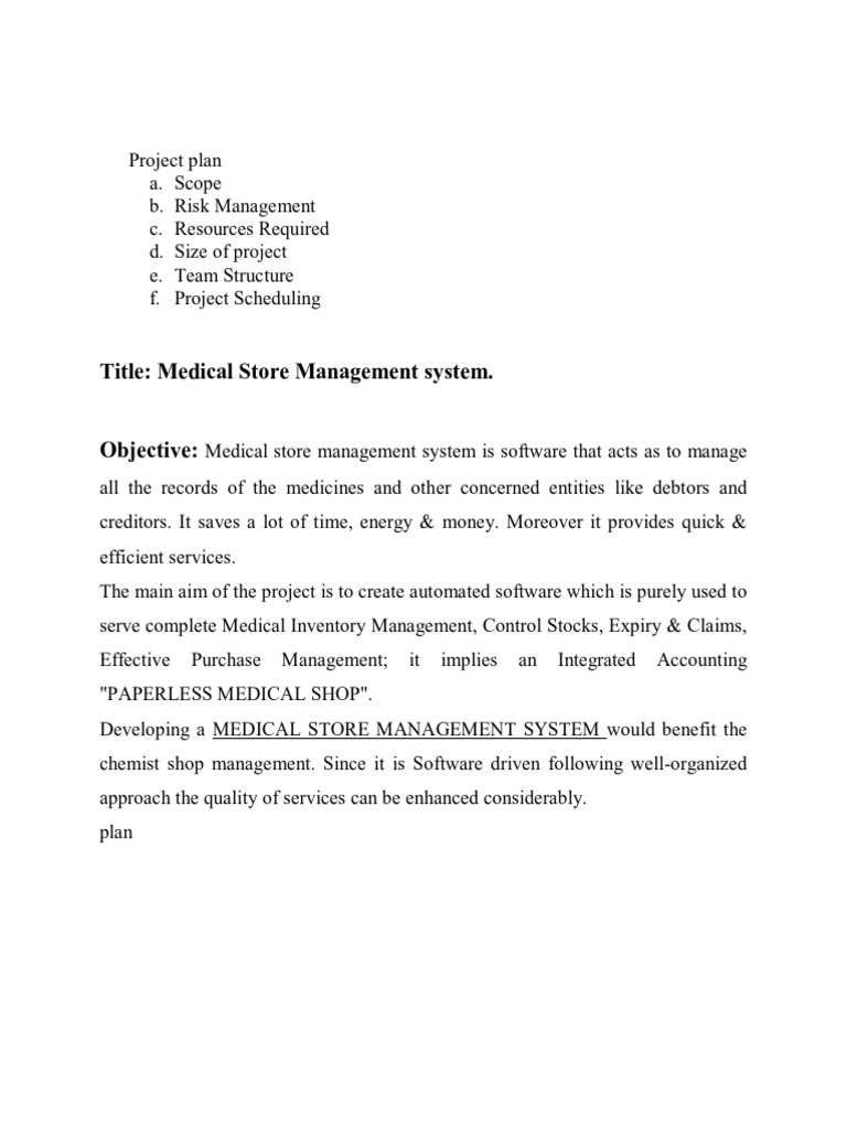 Medical Store Management System PDF PDF Areas Of Computer Science