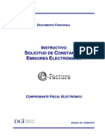 Solicitud de constancias CFE