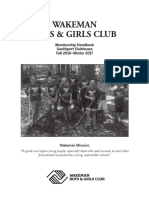 Wakeman Boys & Girls Club: Membership Handbook Southport Clubhouse Fall 2016-Winter 2017