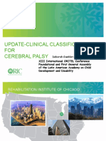 Update-Clinical Classifications FOR Cerebral Palsy