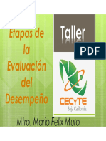 Evaluacion Del Desempeño 2016 Mtro. Mario Felix Muro