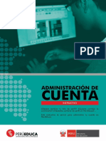 Administración de Cuenta PERU EDUCA