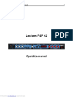 PSP 42 Operation Manual