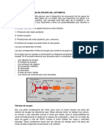 Sistema de Admisión Y Escape