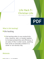 Life Hack 5: Christian Life: Ways To Change Your Christian Lifestyle