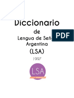 Diccionario de Lengua de Señas Argentina (LSA) - 1997 - LSA Argentina