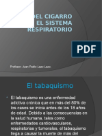 Efectos del cigarro en el sistema respiratorio