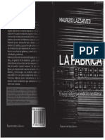 Maurizio Lazzarato-La Fábrica Del Hombre Endeudado. Ensayo Sobre La Condición neoliberal-AMORRORTU EDITORES (2010) PDF