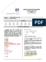 Transferência de calor: gabarito de prova