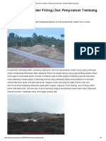 KEY MINING - Pengisian Air (Water Filling) Dan Penyiraman Tambang (Water Spraying) PDF