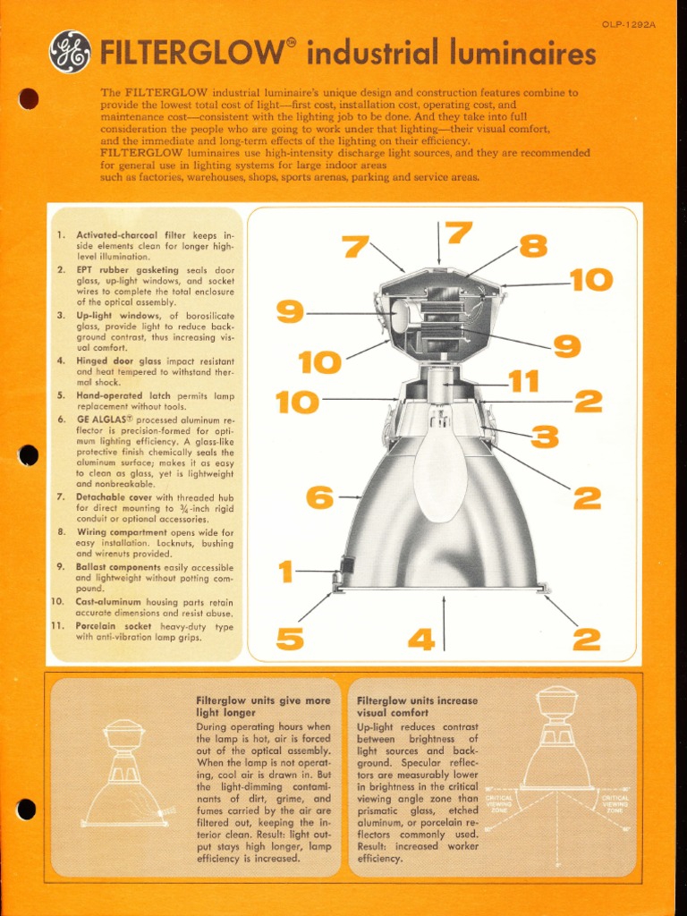 Industrial Mercury Luminaires Overview | PDF | Lighting | Manufactured ...