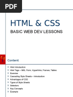 HTML & CSS: Basic Web Dev Lessons