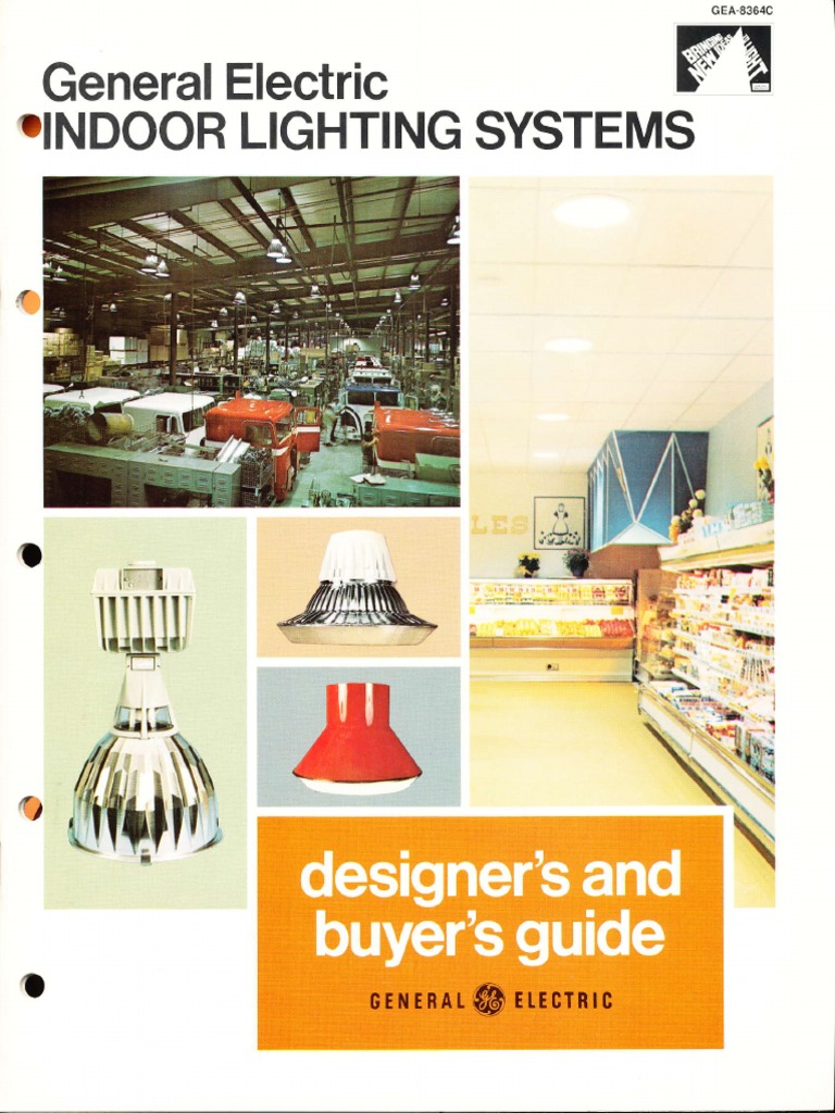 GE Lighting Systems Indoor Lighting Designers Guide 1970 | PDF