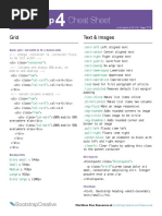 Bootstrap 4 Cheat Sheet BC PDF