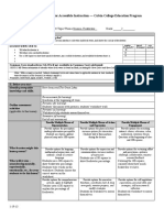 Lesson Planning Form For Accessible Instruction - Calvin College Education Program