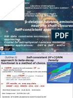 β-delayed neutron emission: near the shell-closures. Self-consistent approach