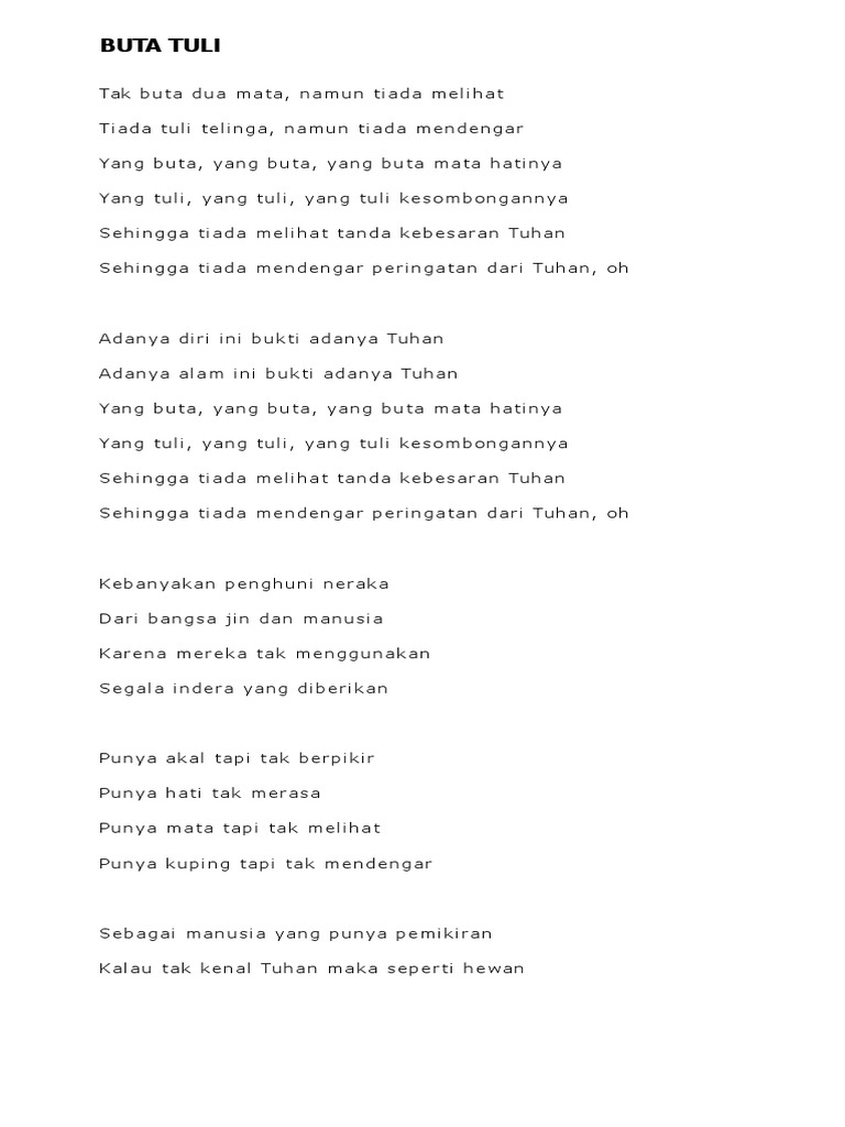 Lirik Lagu Rhoma Docx