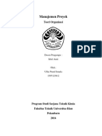 Manajemen Proyek Teori Organisasi - Ullia Nurul Ismala - 1507123812