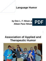 Body Language Humor: by Don L. F. Nilsen and Alleen Pace Nilsen