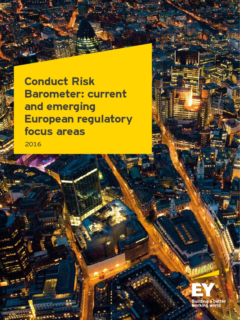 Ey Conduct Risk Barometer | PDF | Financial Services Authority | Governance