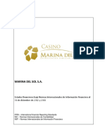 Estados Financieros Marina Del Sol SA Diciembre 2012