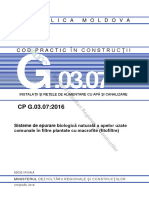 Normativ În Construcții: Sisteme de Epurare Biologică Naturală A Apelor Uzate Comunale În Filtre Plantate Cu Macrofite (Fitofiltre)