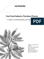 purchasing process of food industry