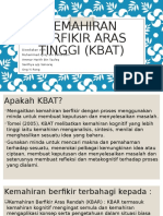 Bab 1 Kemahiran Berfikir Aras Tinggi (Kbat)