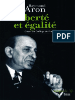 (Audiographie) Raymond Aron_ Pierre Manent-Liberté et égalité _ cours au Collège de France-EHESS (2013)