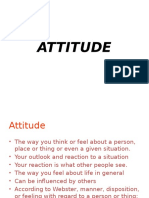 Behavior and Attitude