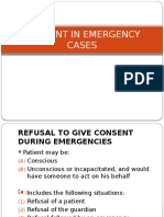 Consent in Emergency Cases