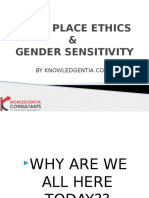 Work Place Ethics & Gender Sensitivity