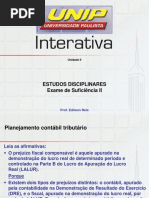 Exame de Suficiencia II - ED VIII