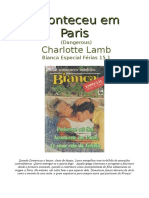 Charlotte Lamb - Aconteceu em Paris (Bianca Esp Ferias 15.2)