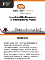 Simon Atkinson - Geotechnical Risk Management for Water Engineering Projects