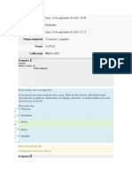 Parcial Semana 4 Neurofisiolgia