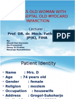 74 Years Old Woman With Anteroseptal Old Myocard Infarction FK UNS