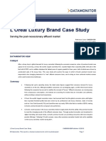 Loreal Luxury Case Study PDF