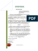 Resolução 001/2016 da CBFA, em 13 de maio de 2016