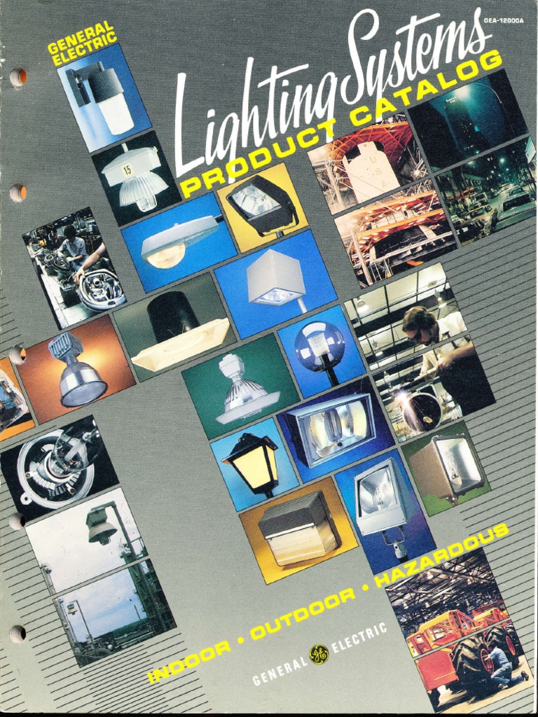 GE Lighting Systems Product Catalog 12-1985, PDF, Lighting