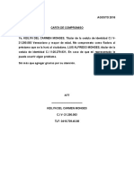 Carta de Compromiso